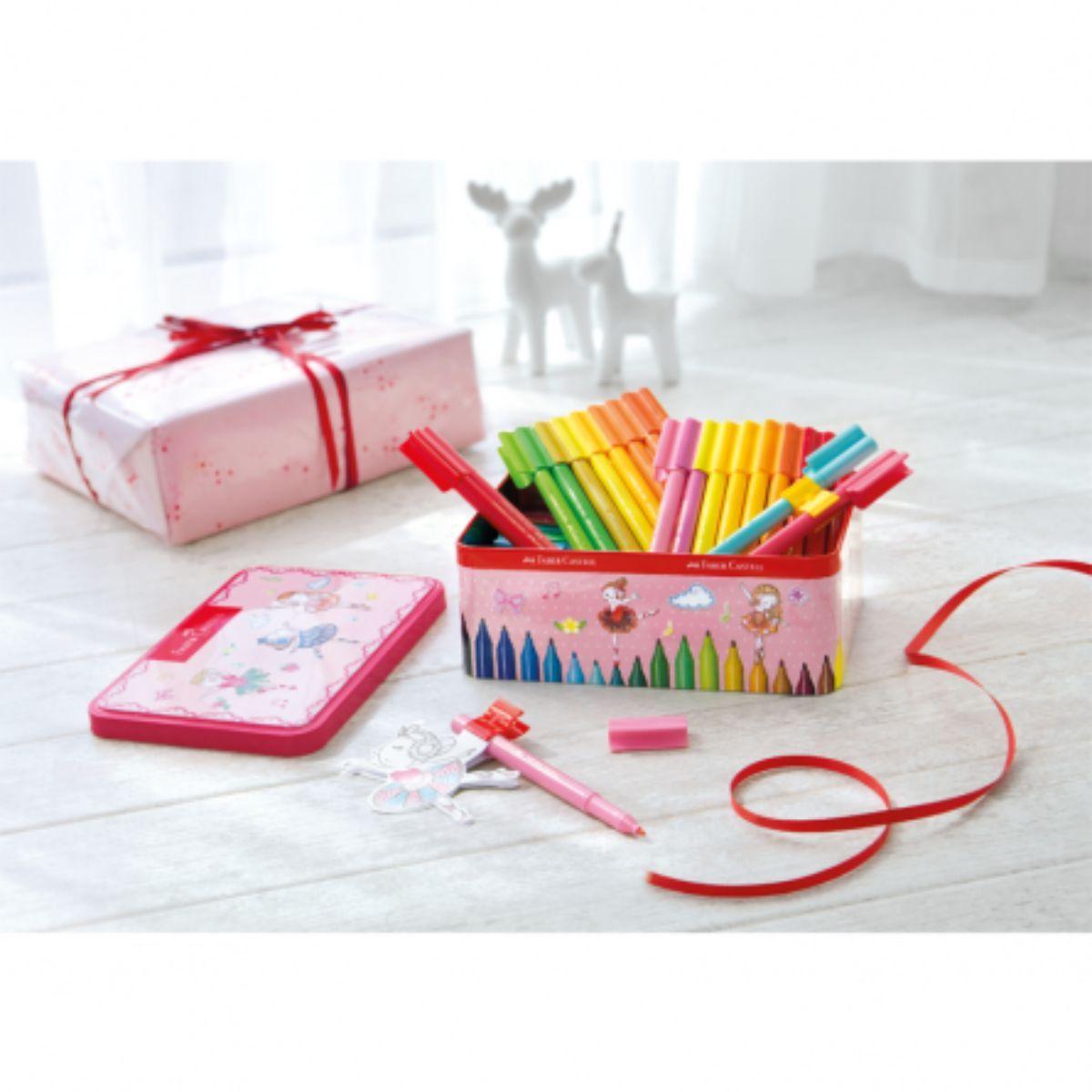 Set Bailarina Musical 20 Marcadores Connector Faber Castell-2