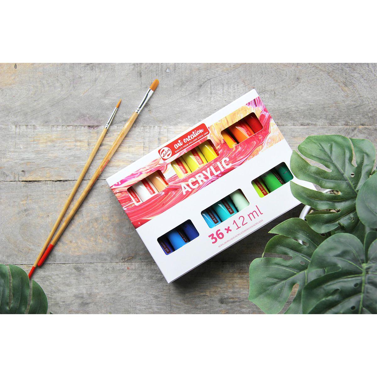 Acrílicos Art Creation Set 36 Colores 12ml-5