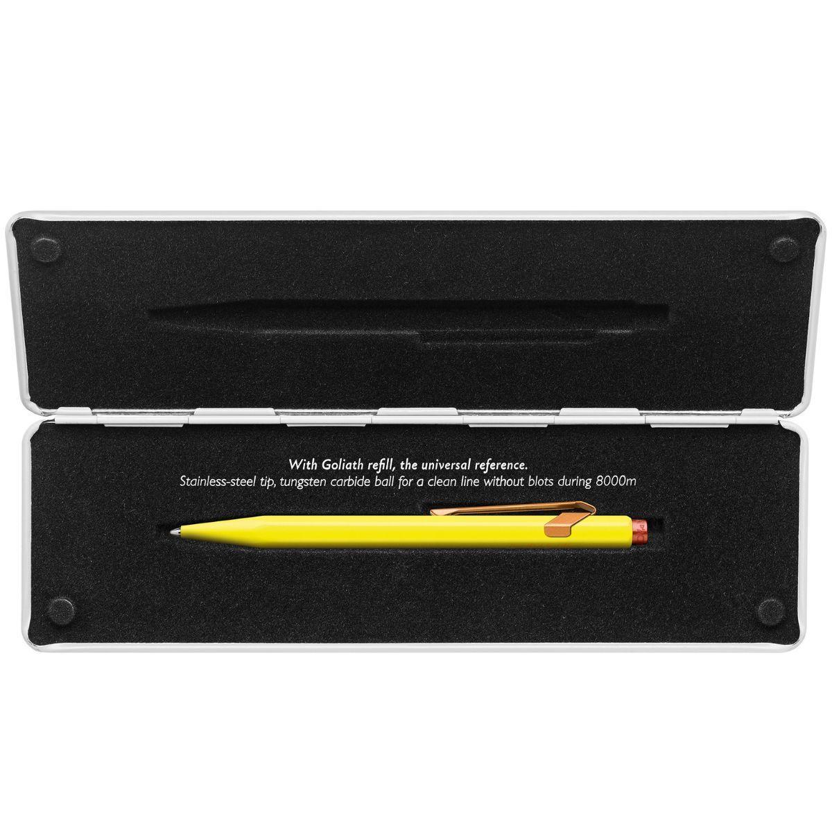 Bolígrafo Caran d Ache 849 Claim Your Style Canary Yellow-2
