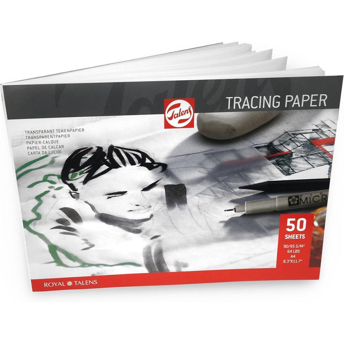 Block Papel Para Trazar Talens 90gr A4 50hjs-2