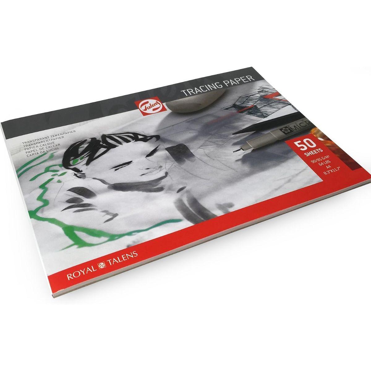 Block Papel Para Trazar Talens 90gr A4 50hjs-5