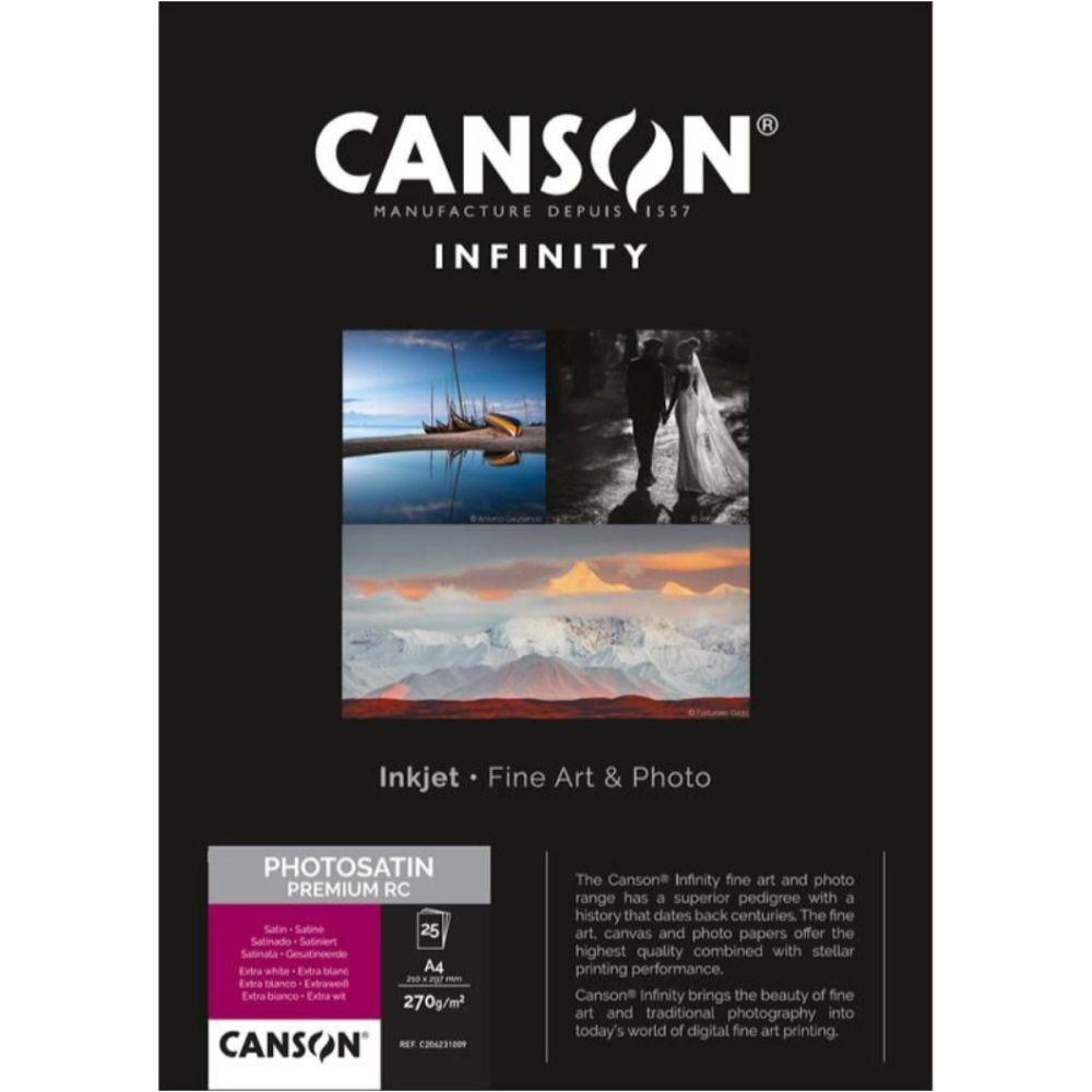Canson Infinity Photosatin Premium RC 270gr Satinado A4 25h-0