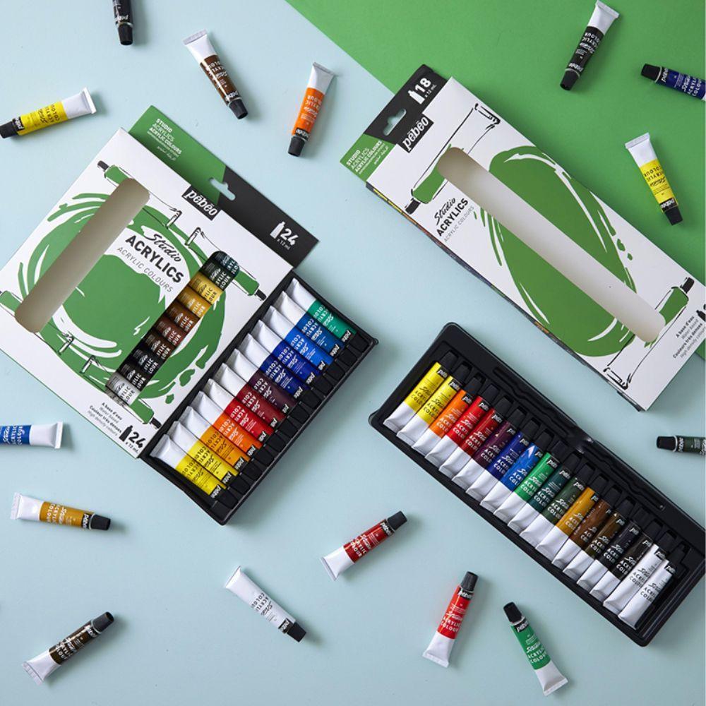 Acrílico Pebeo Studio Pack 24 Colores 12 ml-3
