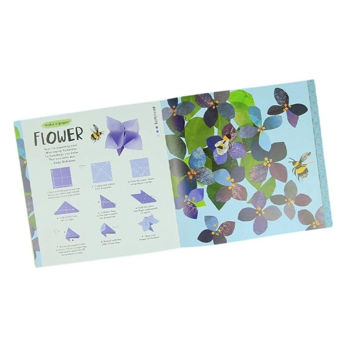 Libro Origami de La Naturaleza De Clover Robin-4