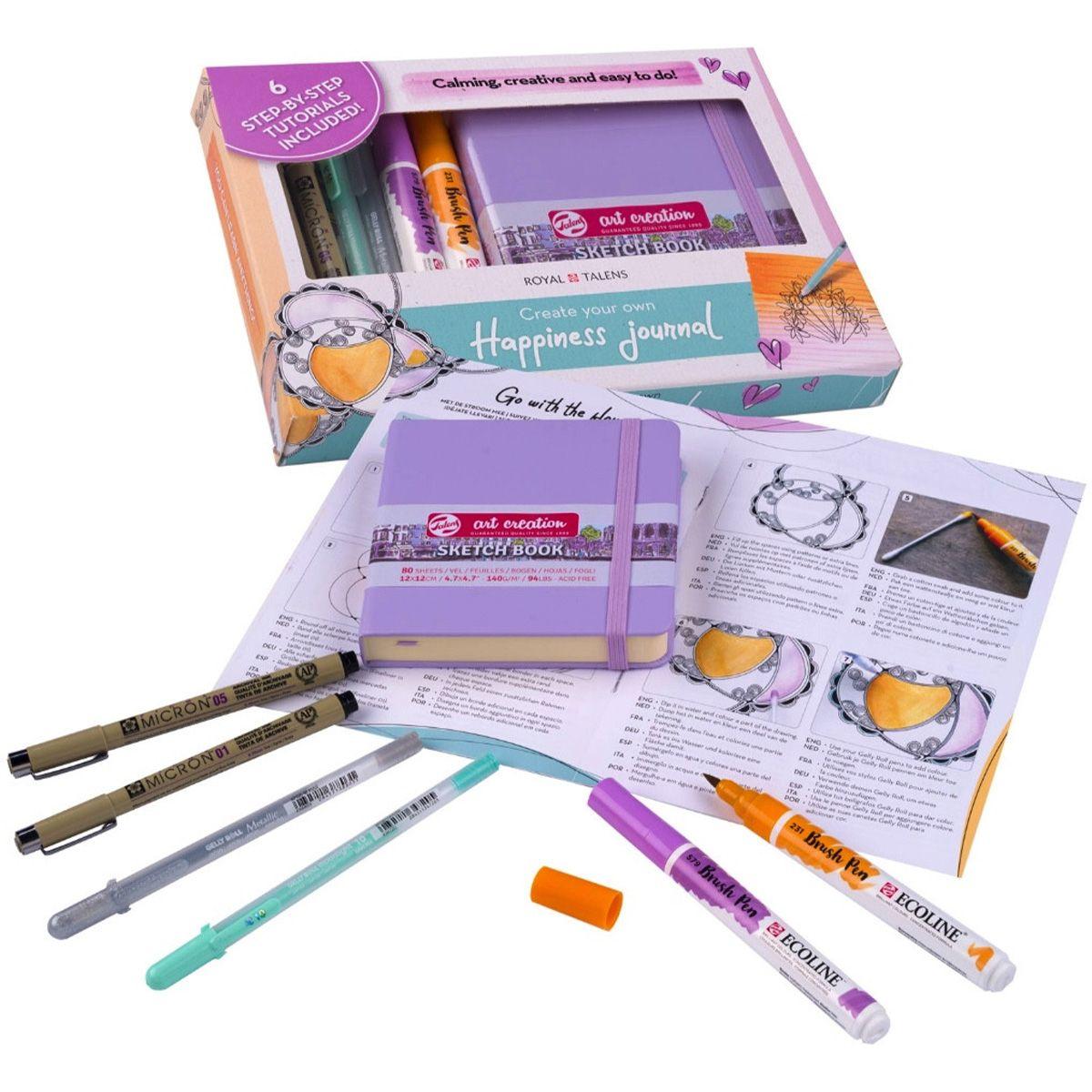 Set 8 Piezas De Lettering Talens Incluye 6 Tutoriales-2