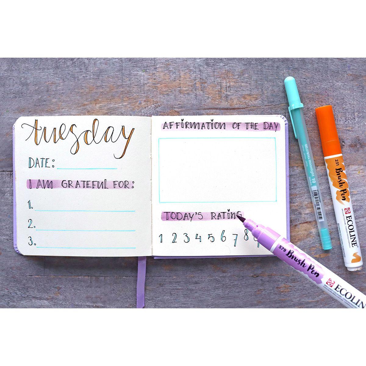 Set 8 Piezas De Lettering Talens Incluye 6 Tutoriales-5