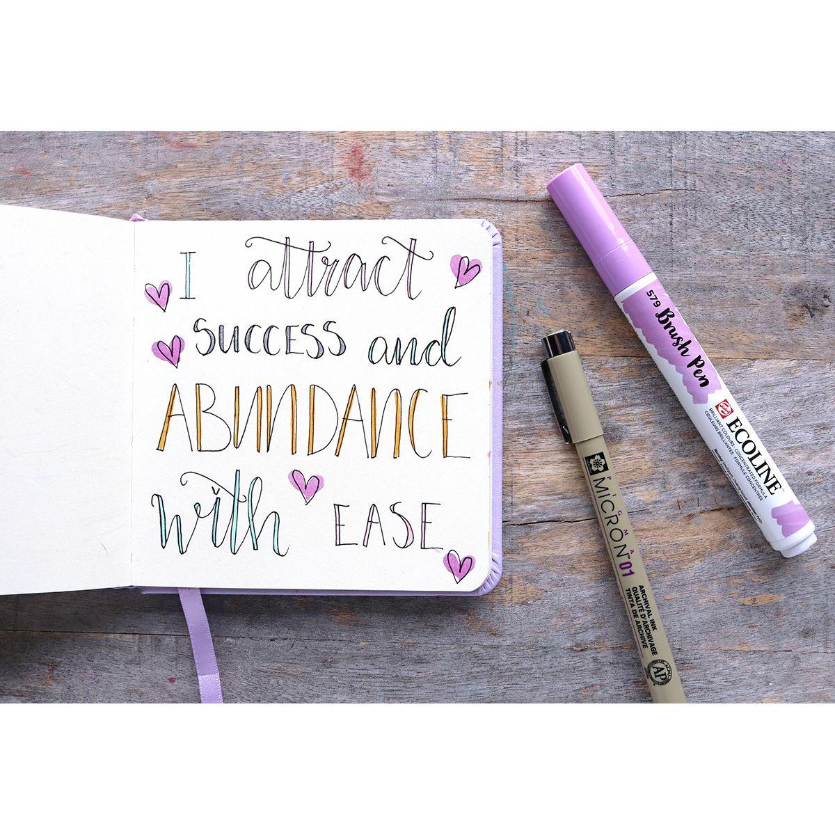 Set 8 Piezas De Lettering Talens Incluye 6 Tutoriales-7