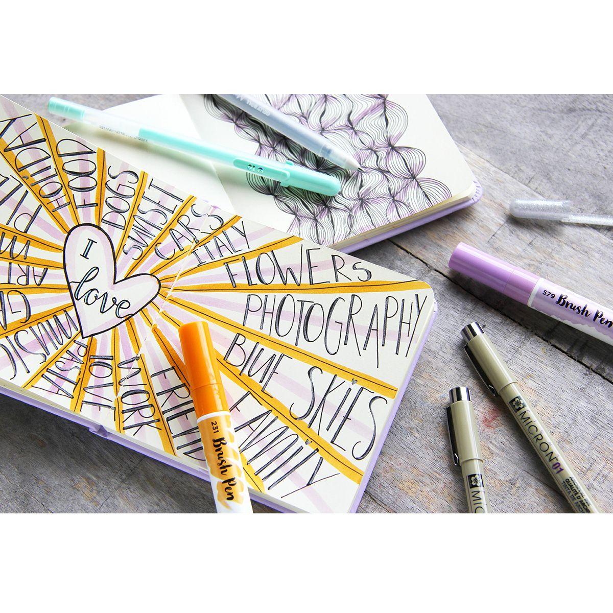 Set 8 Piezas De Lettering Talens Incluye 6 Tutoriales-8