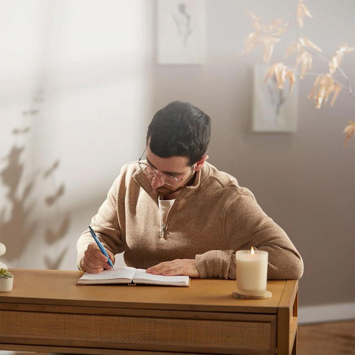 Bolígrafo Parker IM Writing Ritual Azul Cielo Tinta Azul-6