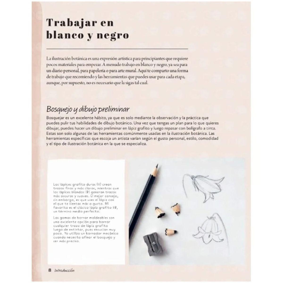 Libro El Arte de Dibujar Flores De Bianca Giarol-4