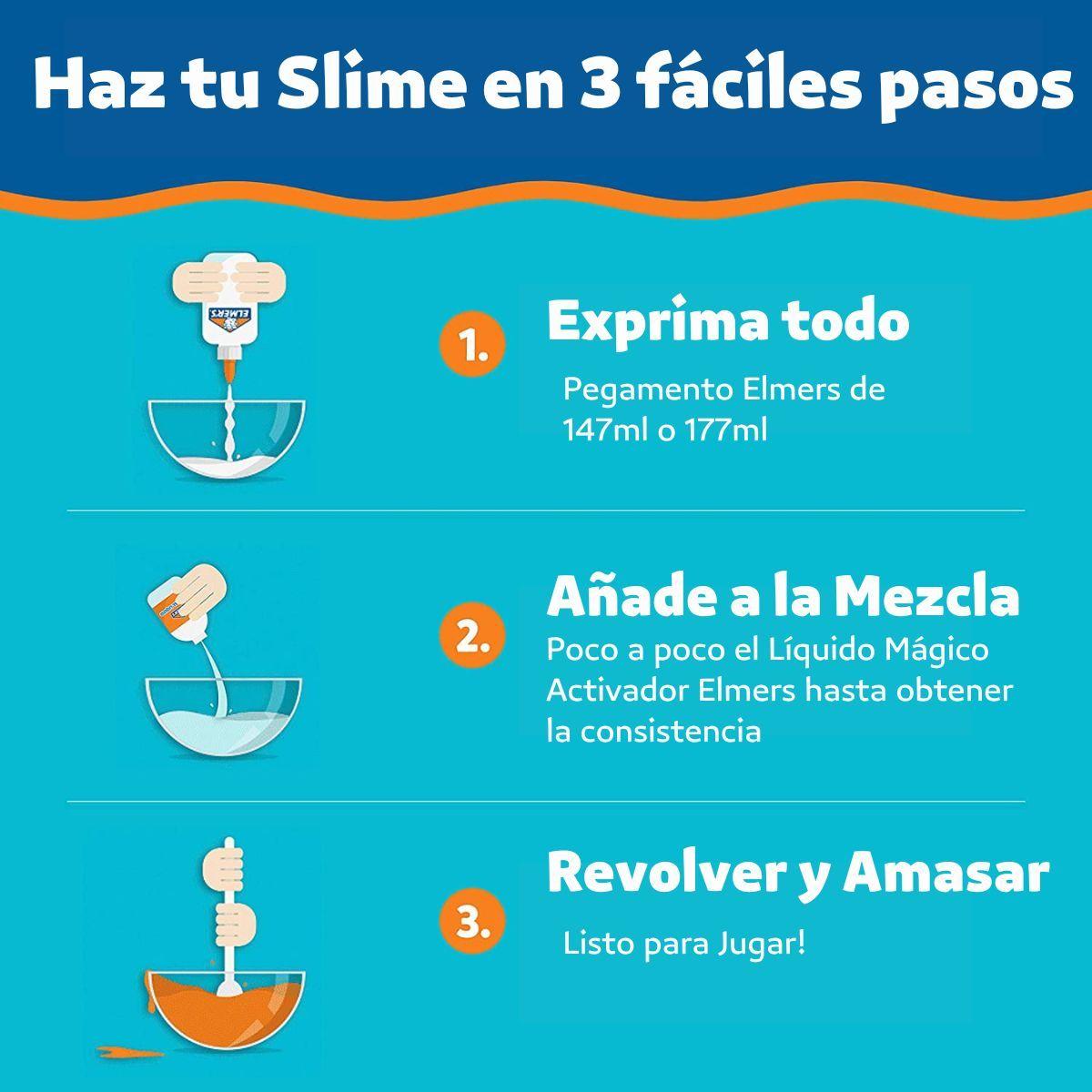 Liquido Activador Para Realizar Slime Elmers 258ml-1