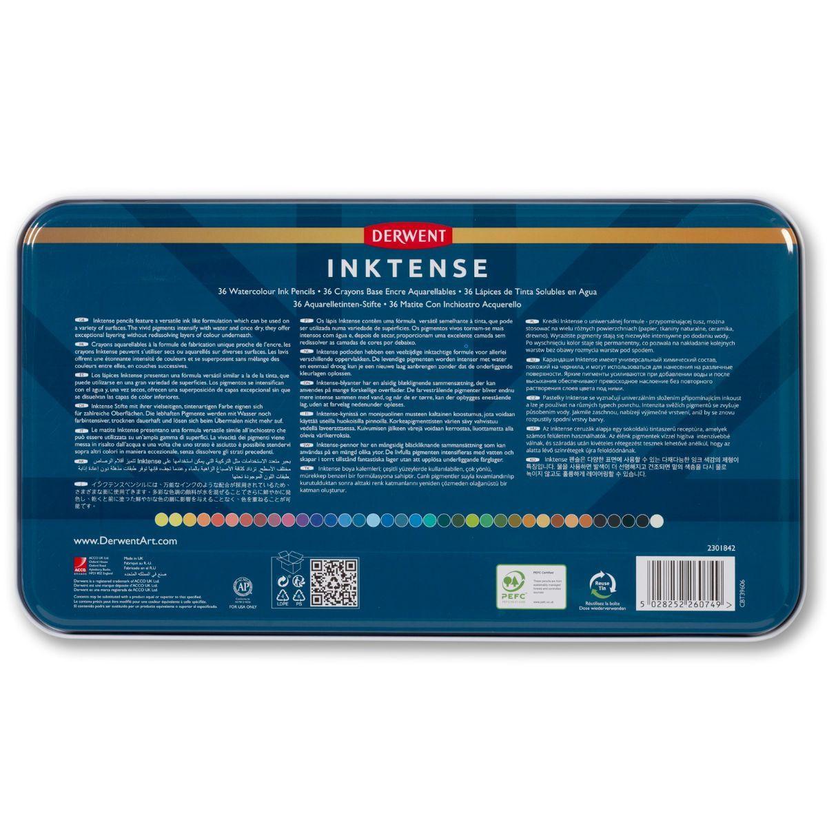Lápices De Tinta Inktense Derwent Set 36 Colores-3