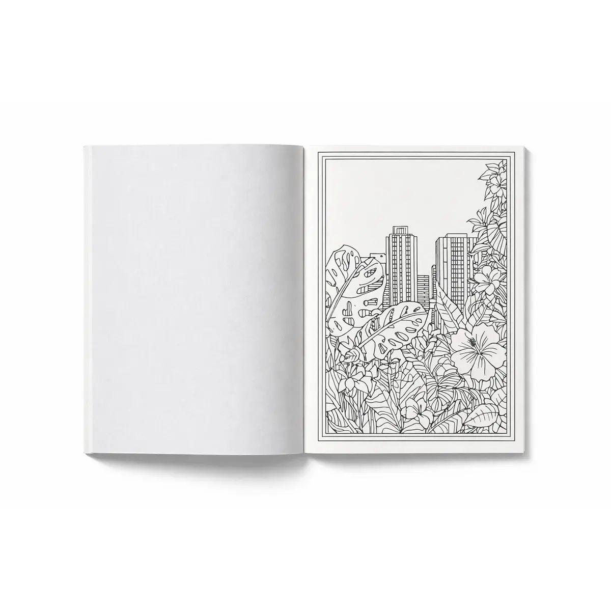 Libro Para Colorear Universos Urbanos Eileen Lunecke-8