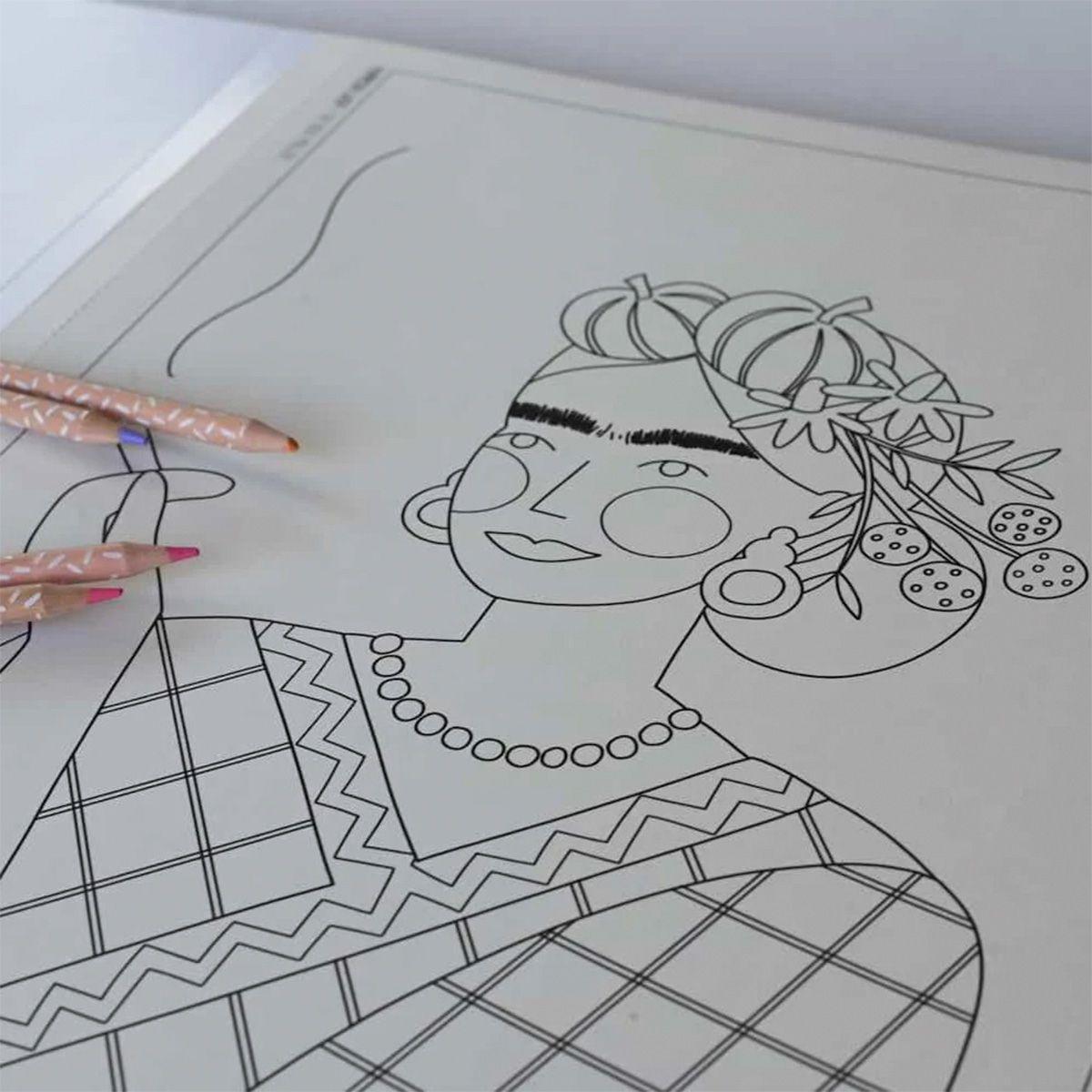 Libro para Colorear Queens Of The World-1