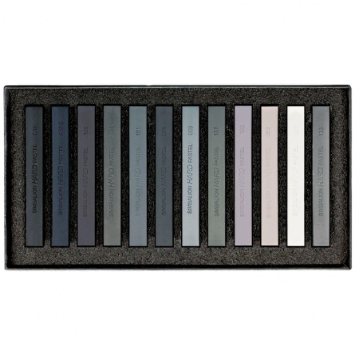 Pastel Suave Lyra 12 Tonos Grises-2