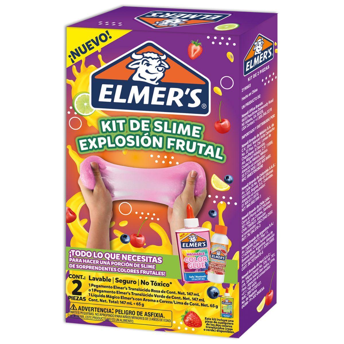 Kit Slime Elmers Con Aroma Explosión Frutal 2 Unidades-1