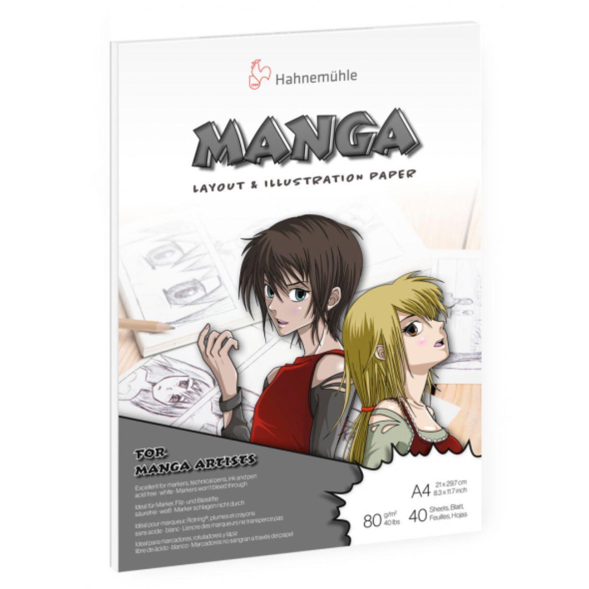 Block Dibujo Manga Hahnemuhle 80gr A4 40hjs-2