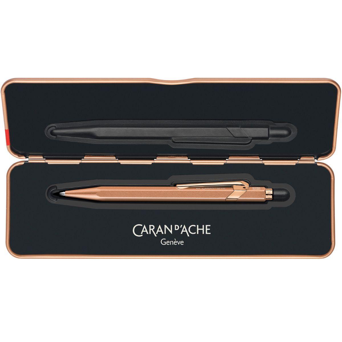 Bolígrafo Caran d Ache 849 Cobre Brut Rose-3