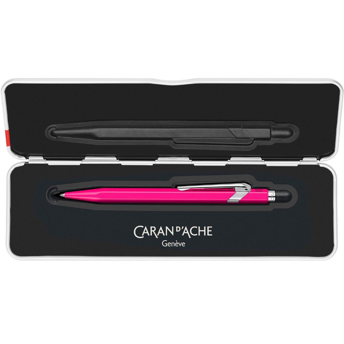 Bolígrafo Caran d Ache 849 Fluor Rosado-3