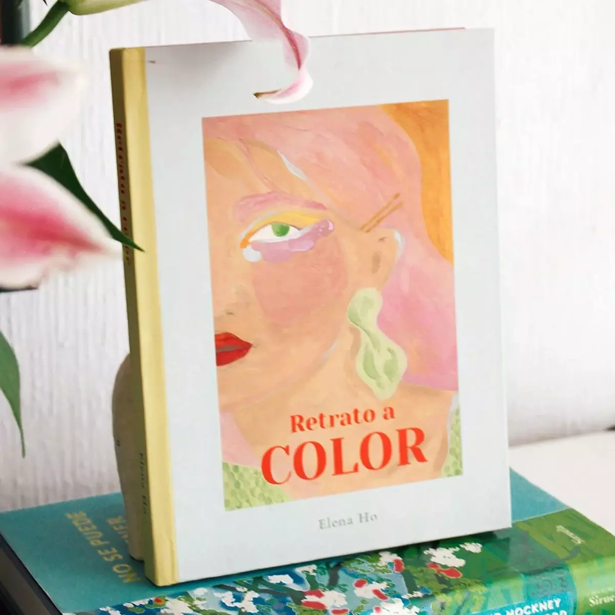 Libro para Colorear Retrato a Color Elena Ho-5