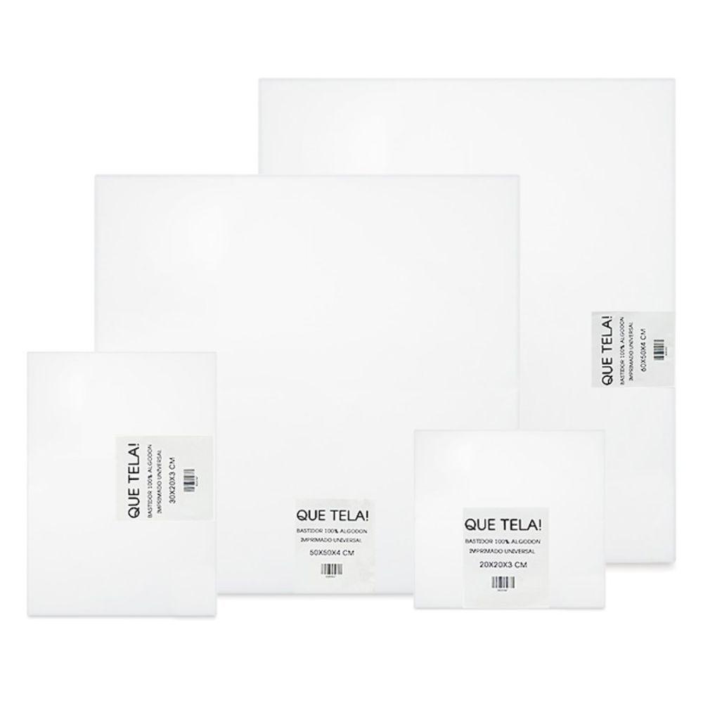 Pack 2 Bastidores de Algodón 50 x 50 x 3 cm Que Tela!-2