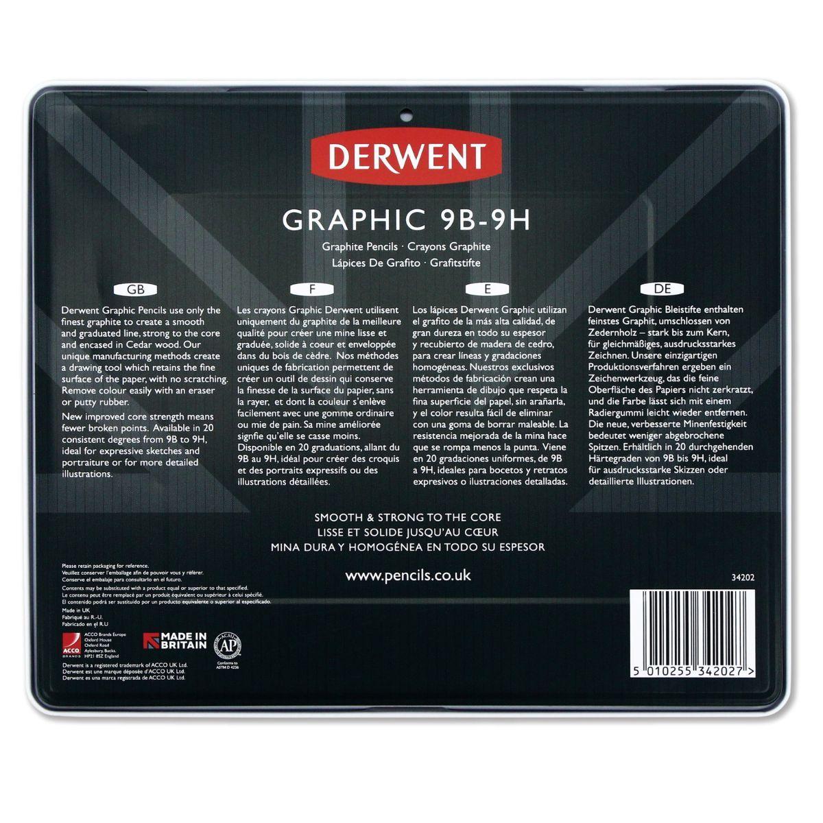 Lápices Grafito Derwent Set 24-3