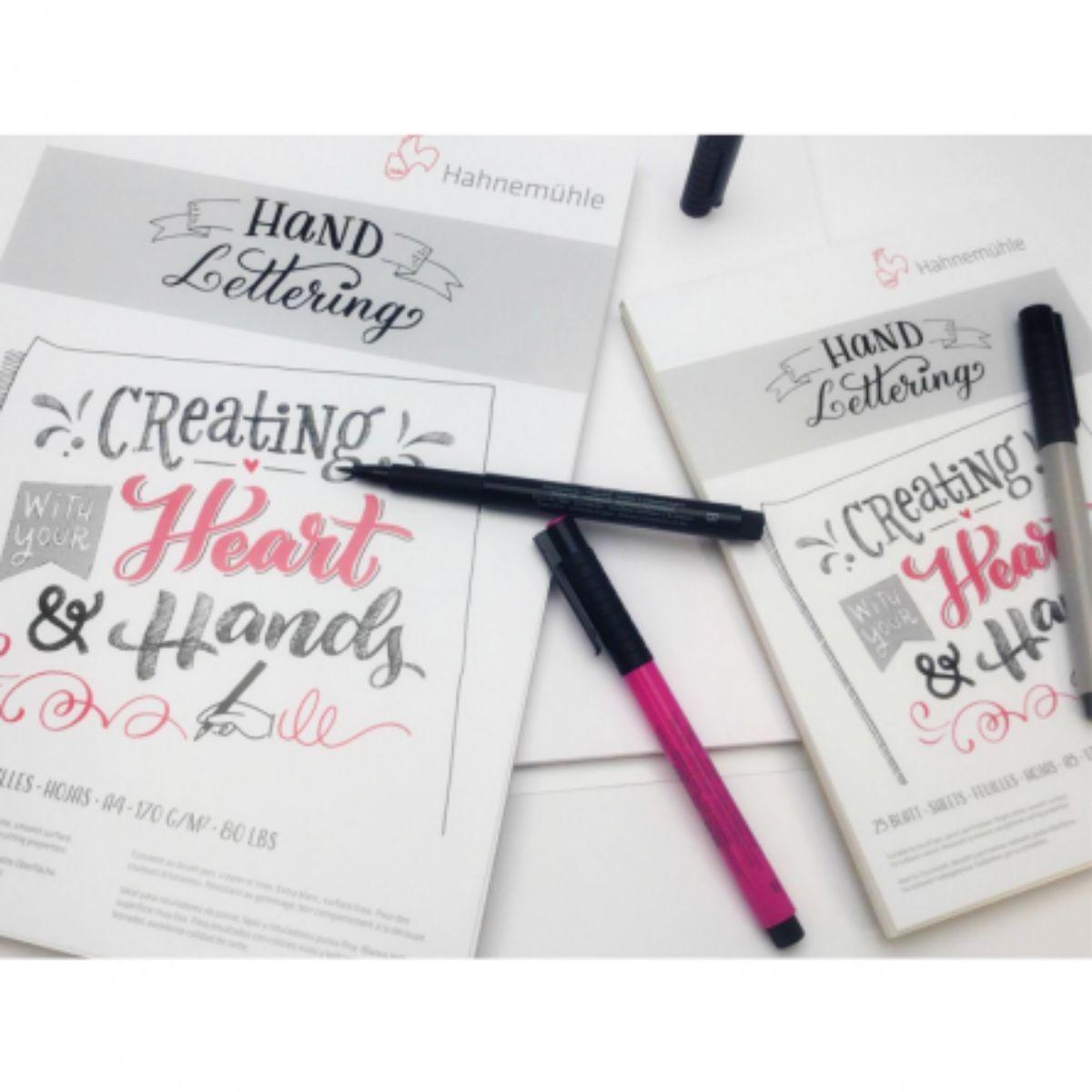 Block Hand Lettering Hahnemuhle 170gr 25hjs A4 21x29cm-2