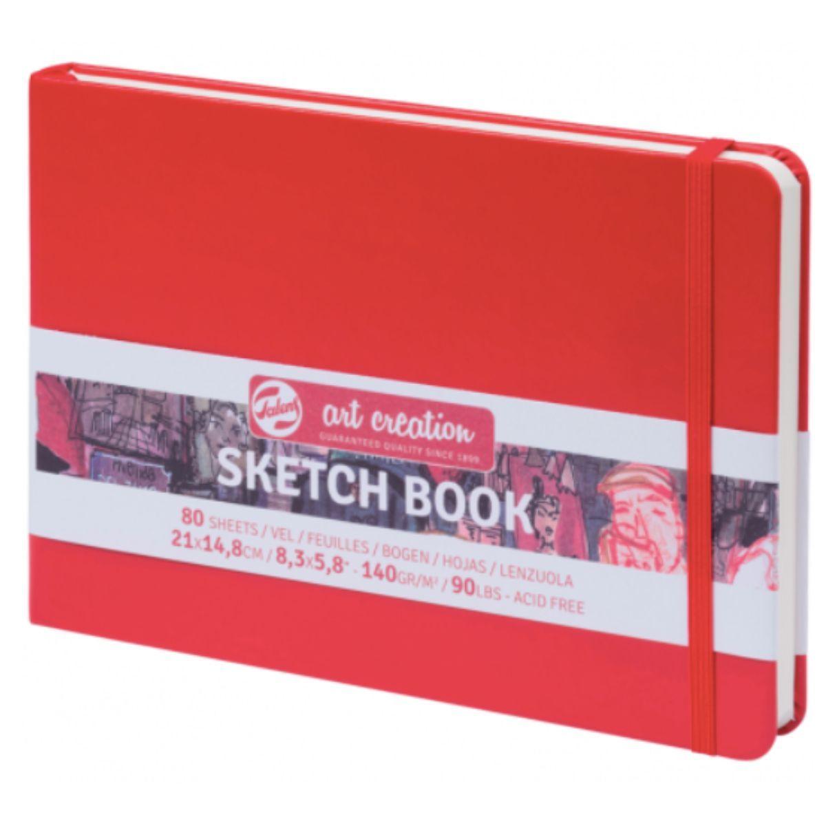 Libreta Art Creation Roja 21x14,8cm 140gr 80hjas.-0