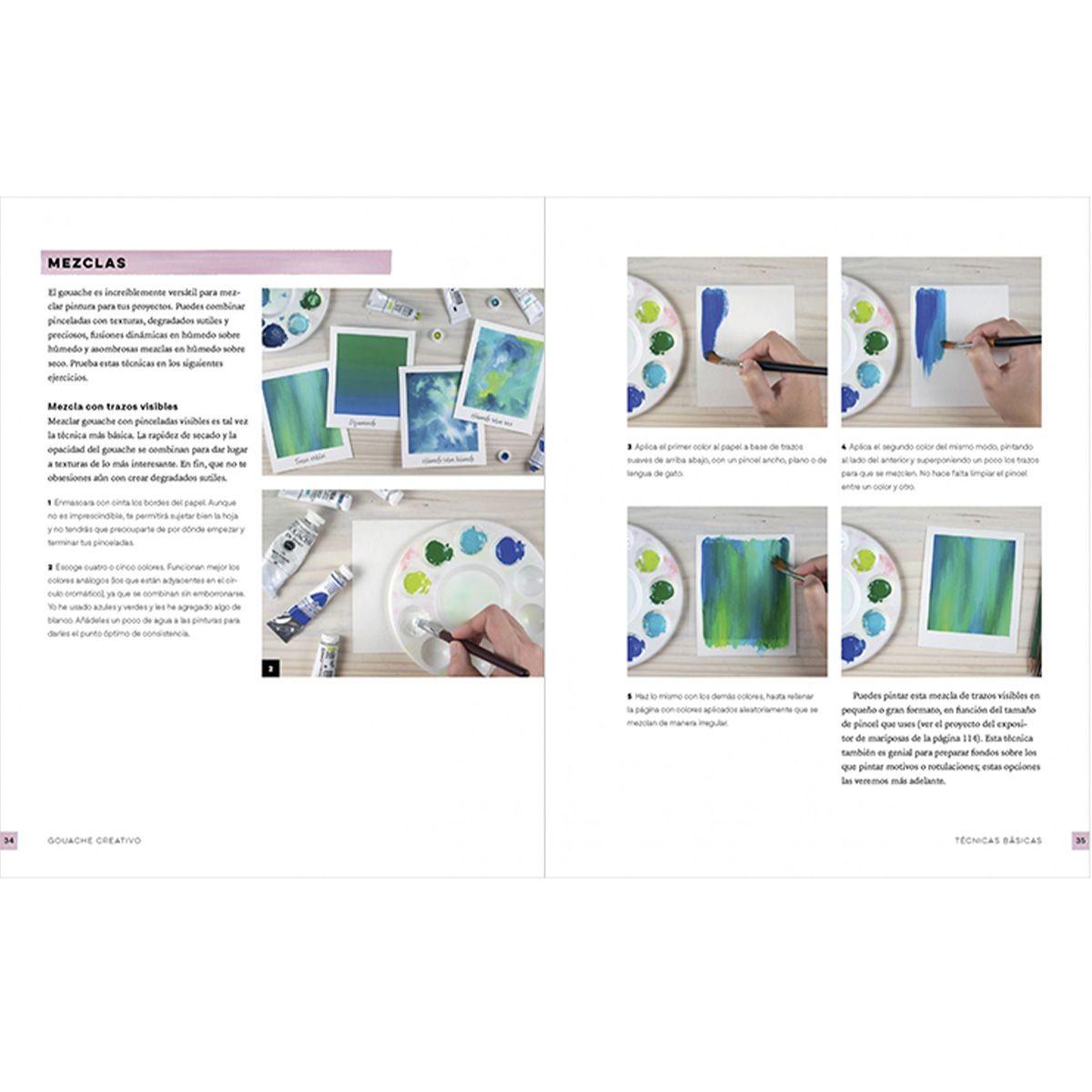 Libro Gouache Creativo Guía Paso a Paso Ruth Wilshaw-1