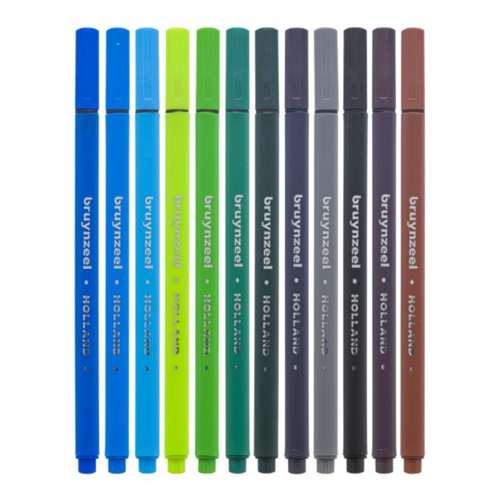 Marcadores Punta Fina Bruynzeel Set 24 Colores-2