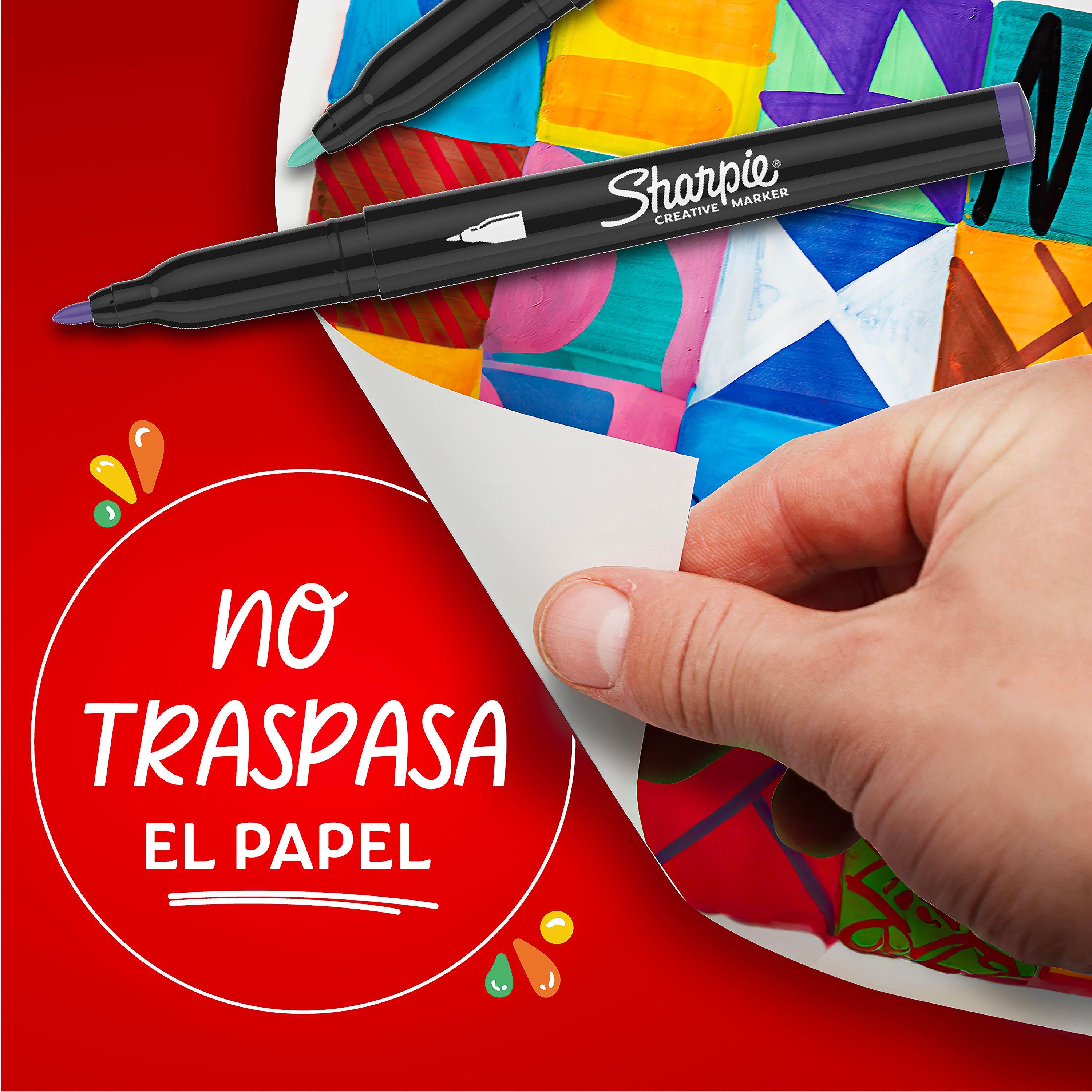 Marcadores Sharpie Acrylic Punta Fina Set 5 Colores Tierra-6