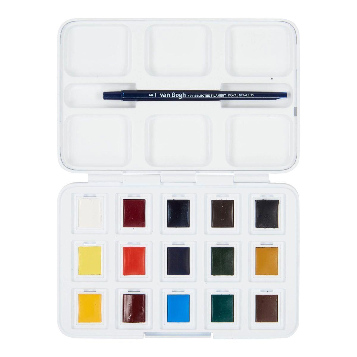 Acuarela en Pastillas Van Gogh Set 12+3 Colores Extra-4