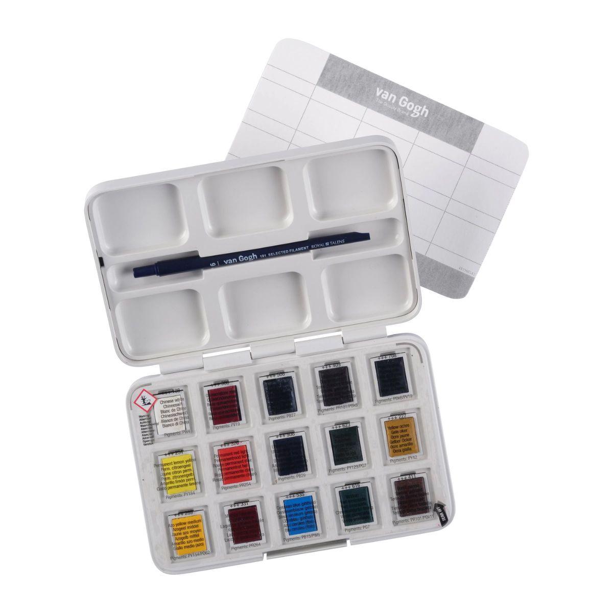 Acuarela en Pastillas Van Gogh Set 12+3 Colores Extra-6