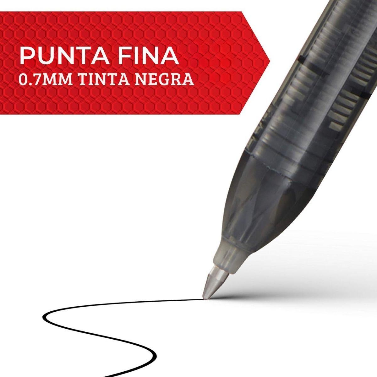 Roller Sharpie Punta Fina Negro x12-2