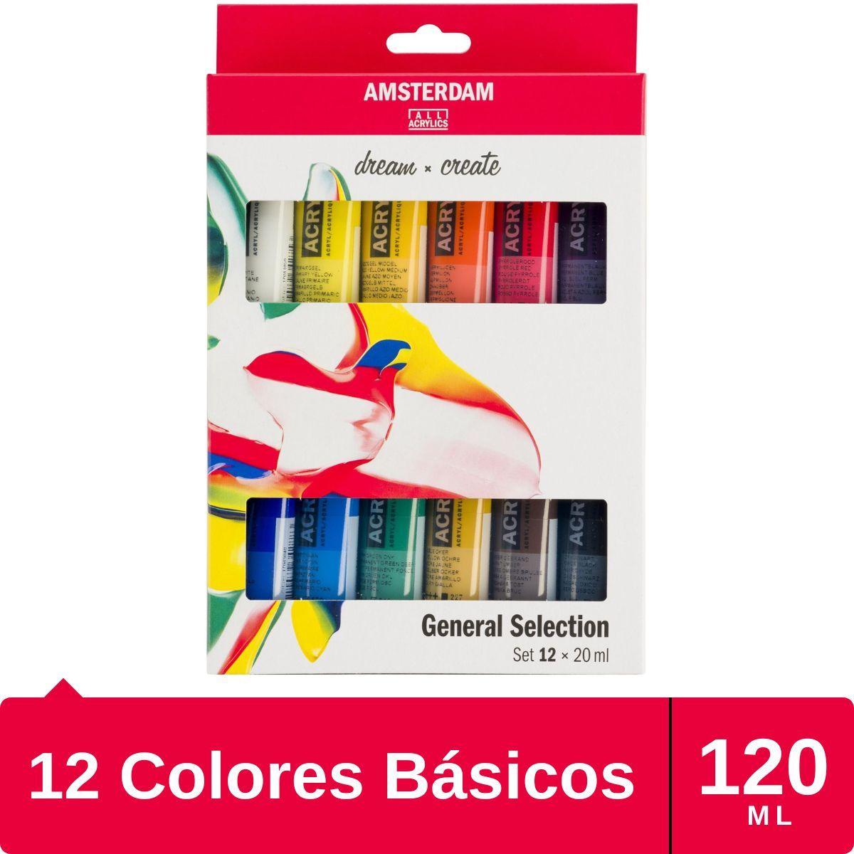 Acrílicos Amsterdam Series Estandar Pack 12x20ml-2