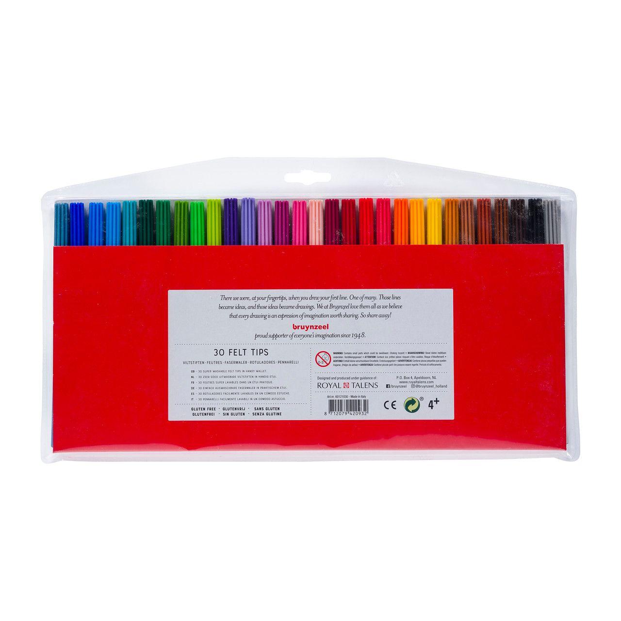 Marcadores Para Niños Bruynzeel 30 Colores-2