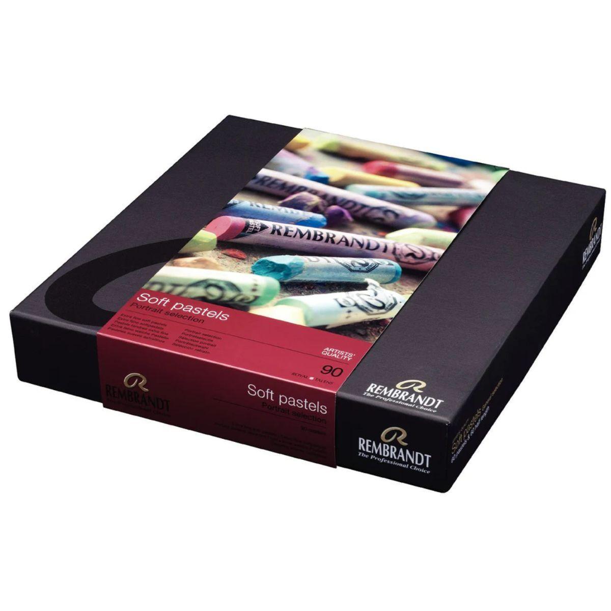 Pastel Seco Rembrandt Set 90 Colores Retrato-4