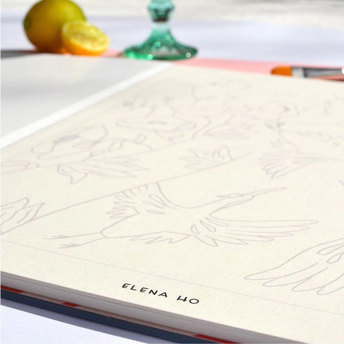 Libro para Colorear Soltar Elena Ho-4