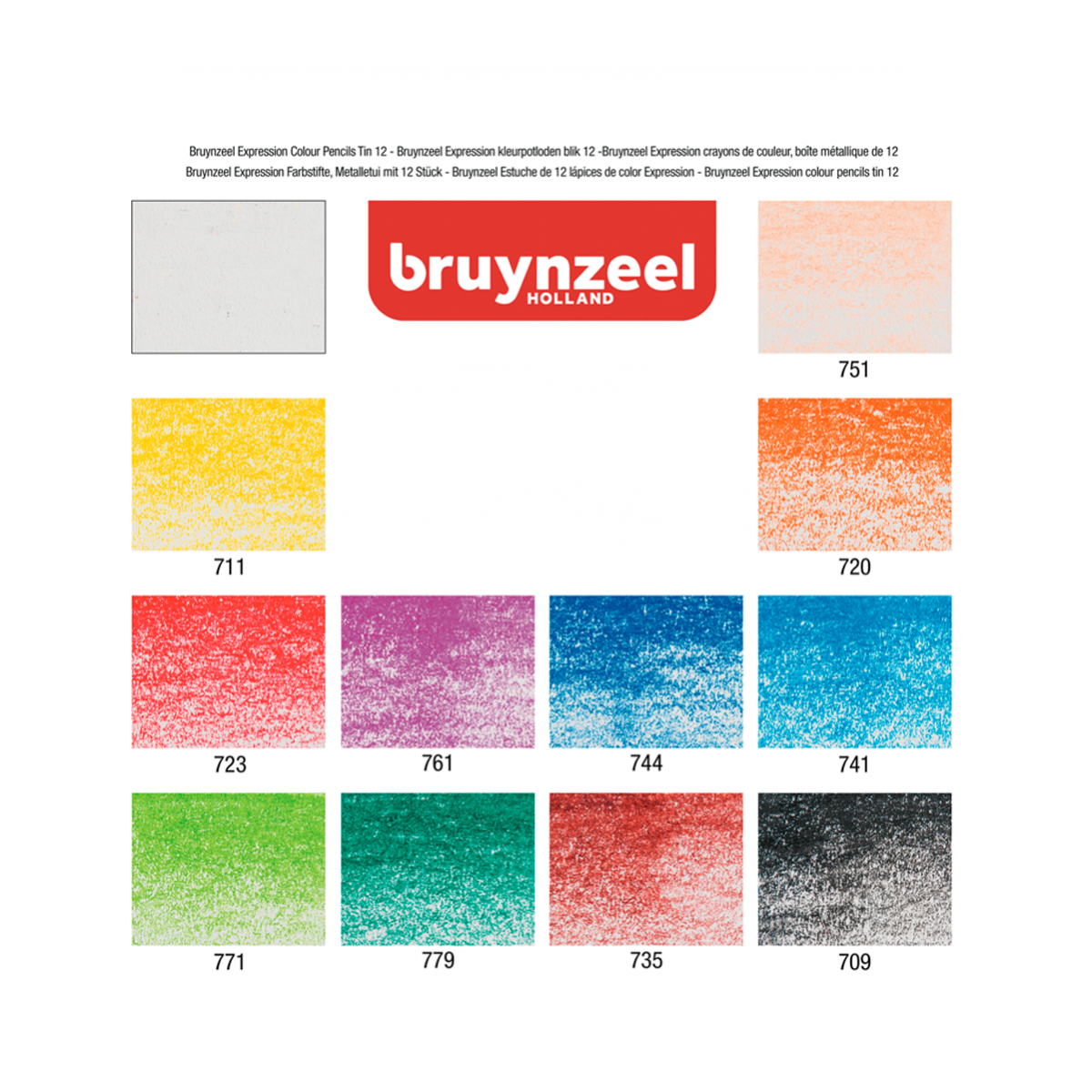 Lápices De Colores Bruynzeel Expression set 12-2