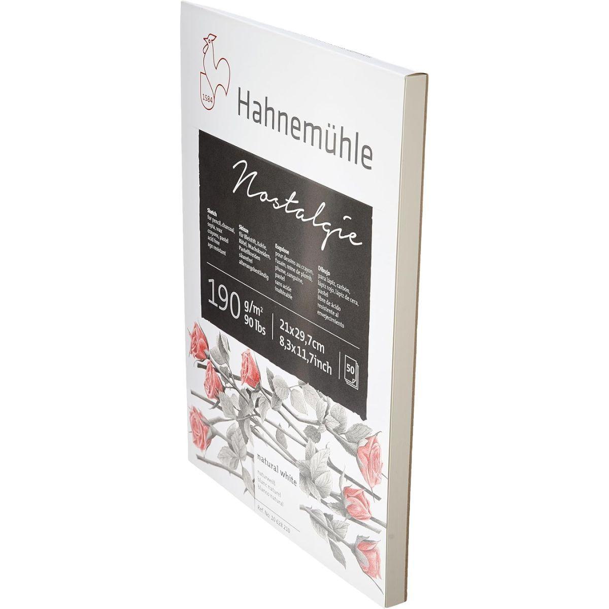 Block Dibujo Hahnemuhle Nostalgie 190gr 50hjs 21x29cm-3