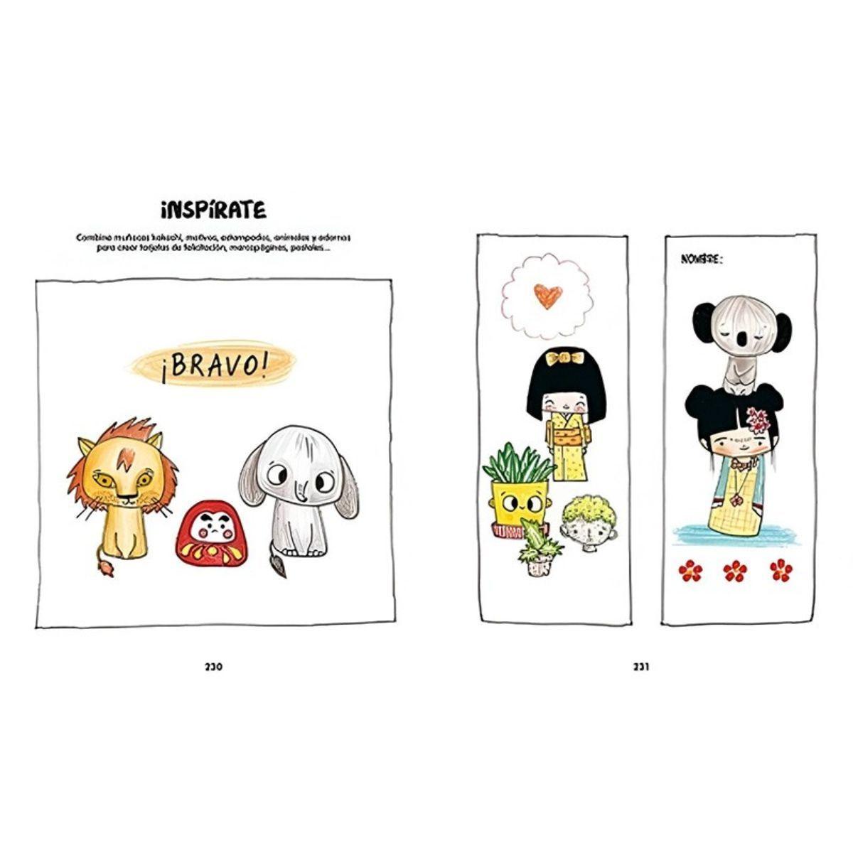 Libro Aprende a Dibujar el Japón Kawaii De Annelore Parot-4