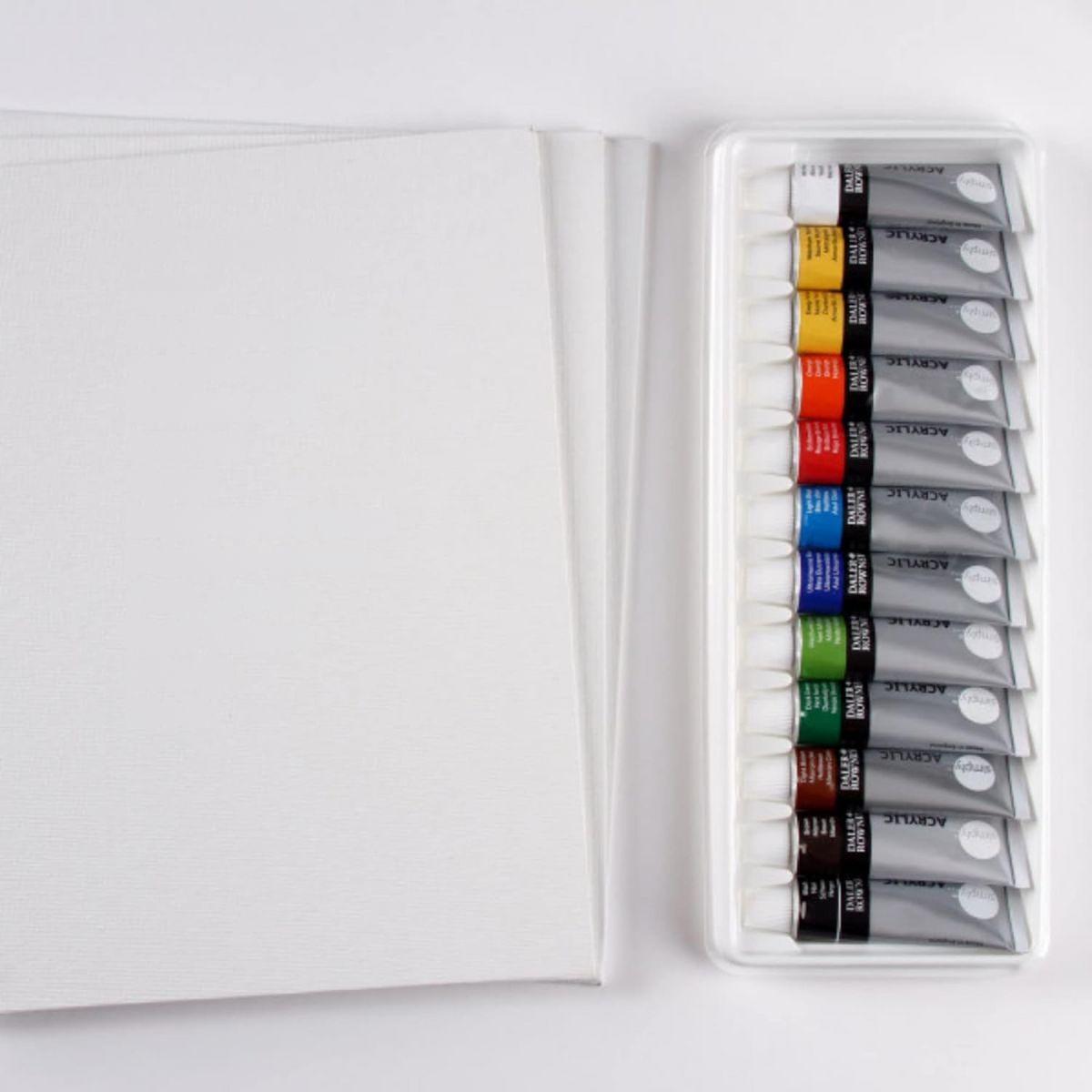 Pack 12 Colores Acrílico Daler Rowney Simply 12ml-2