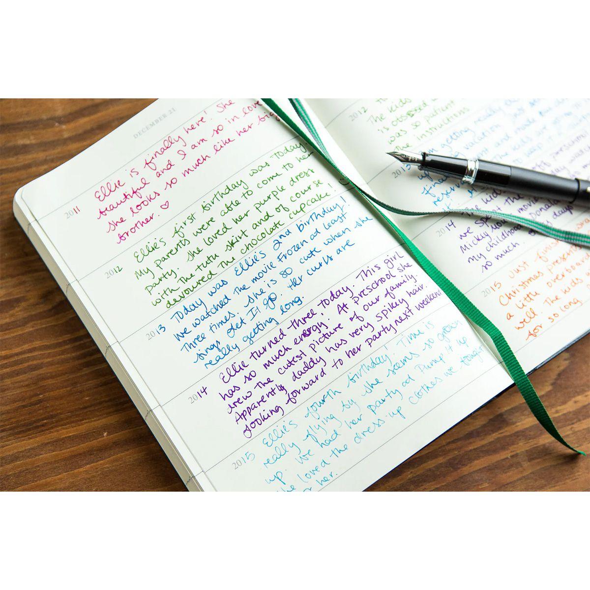 Libreta Leuchtturm 1917 A5 Tapa Dura 80gr 365 pág Vinotinto-3