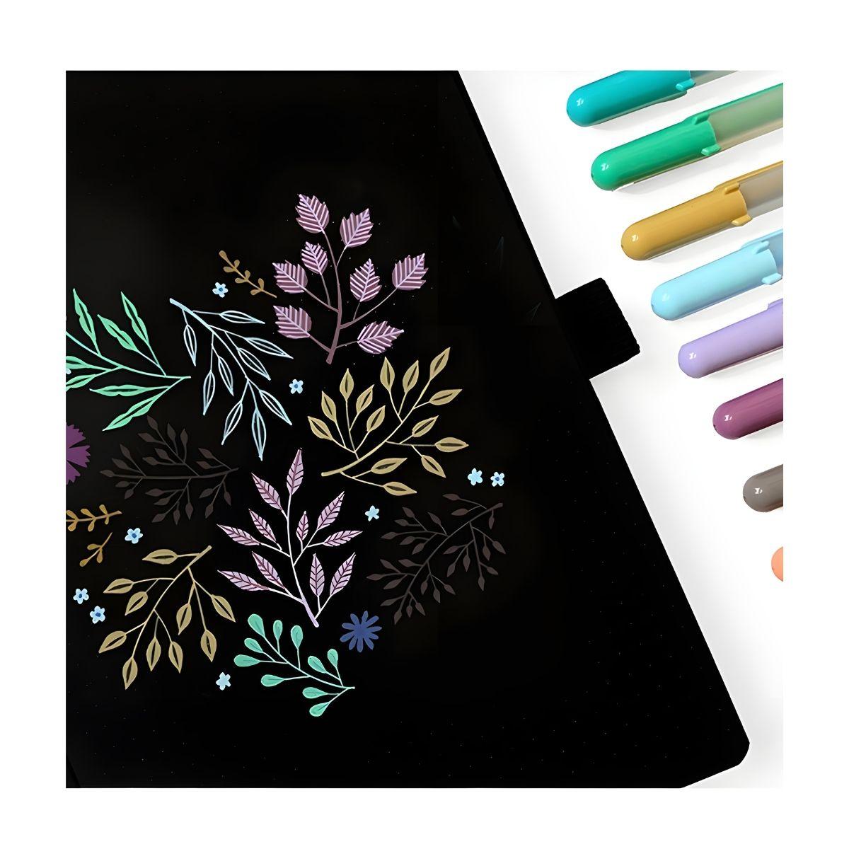 Lápices Gel Gelly Roll Sakura Moonlight Set 10 Color Tierra-2