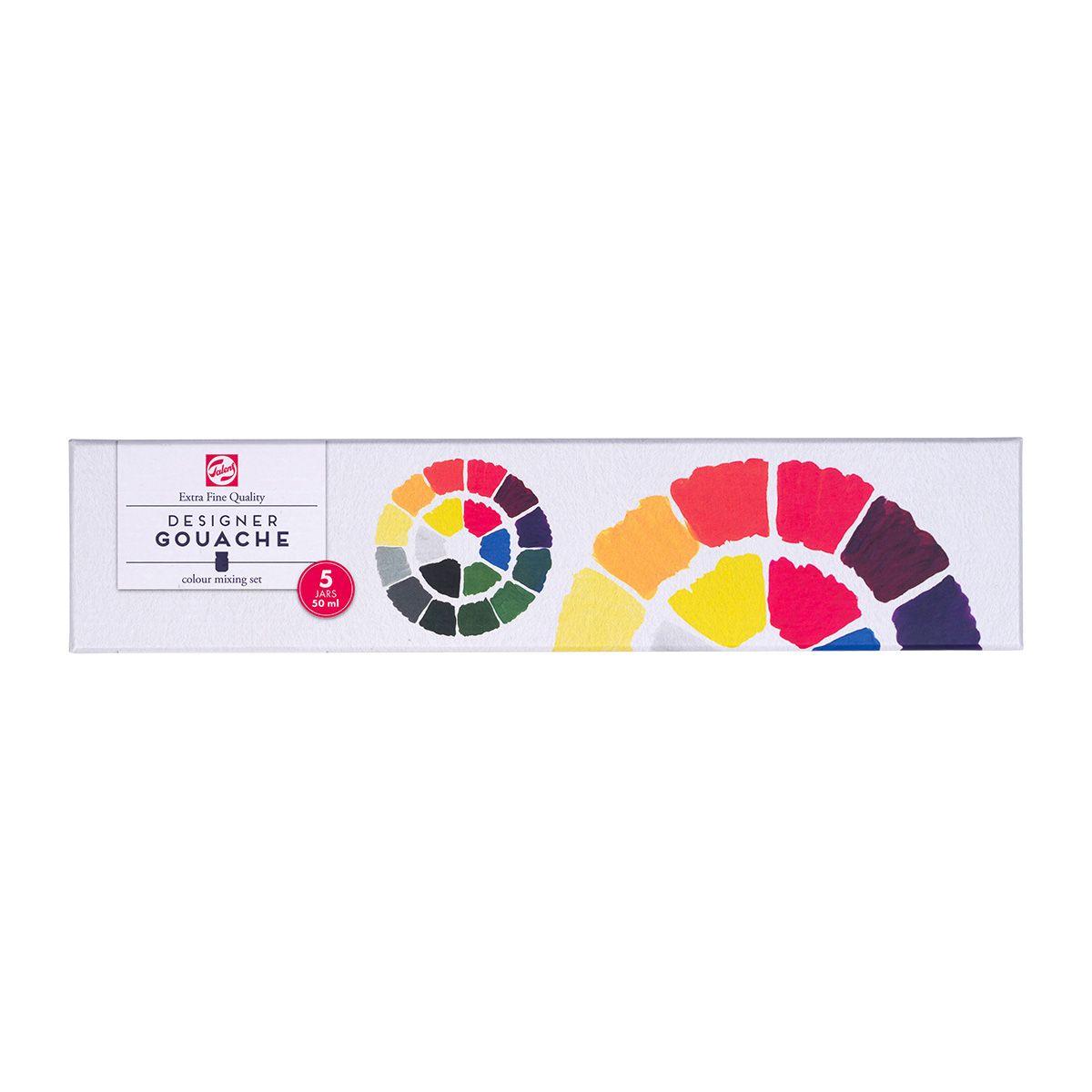 Set 5 Gouache Extra Fino Talens Colores 50ml-2