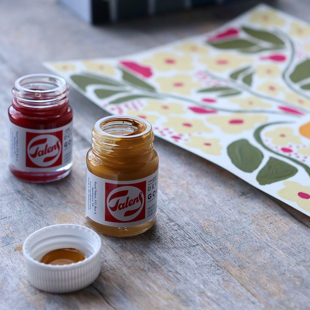 Set 5 Gouache Extra Fino Talens Colores 50ml-4