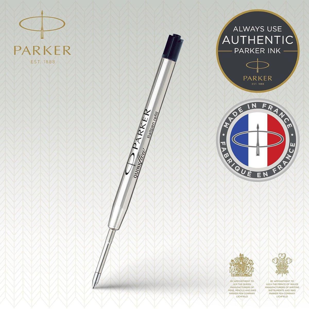 Repuesto De Bolígrafo Quinkflow Negro 1.0 Parker-2