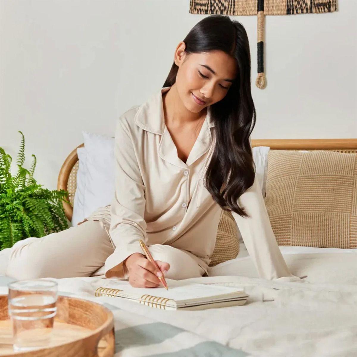 Bolígrafo Parker IM Writing Ritual Oro Rosa Tinta Azul-6