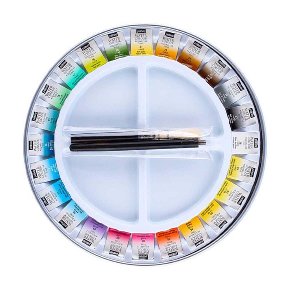 Acuarela en Pastillas Pebeo Aquarelle Fine Set 24 Colores-1