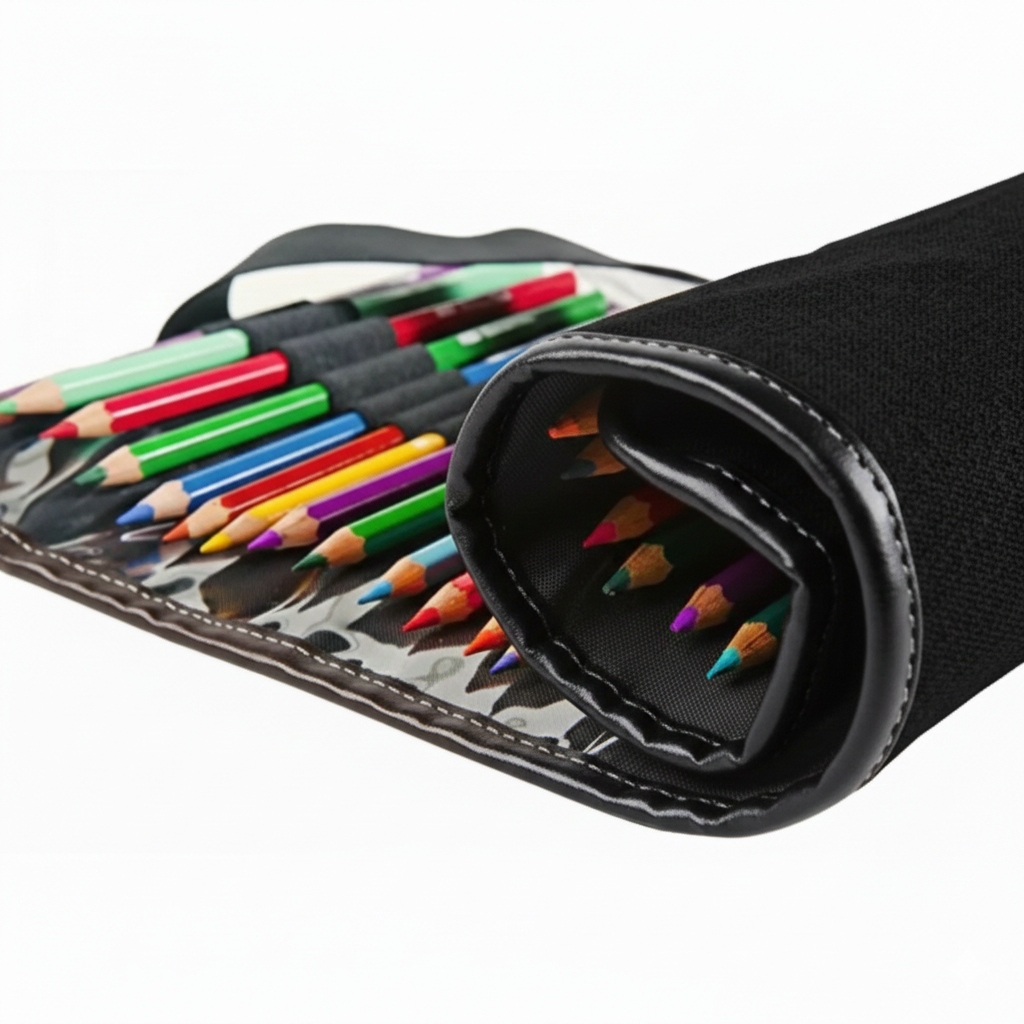 Estuche Enrollable Speedball para 36 Lápices Negro-3